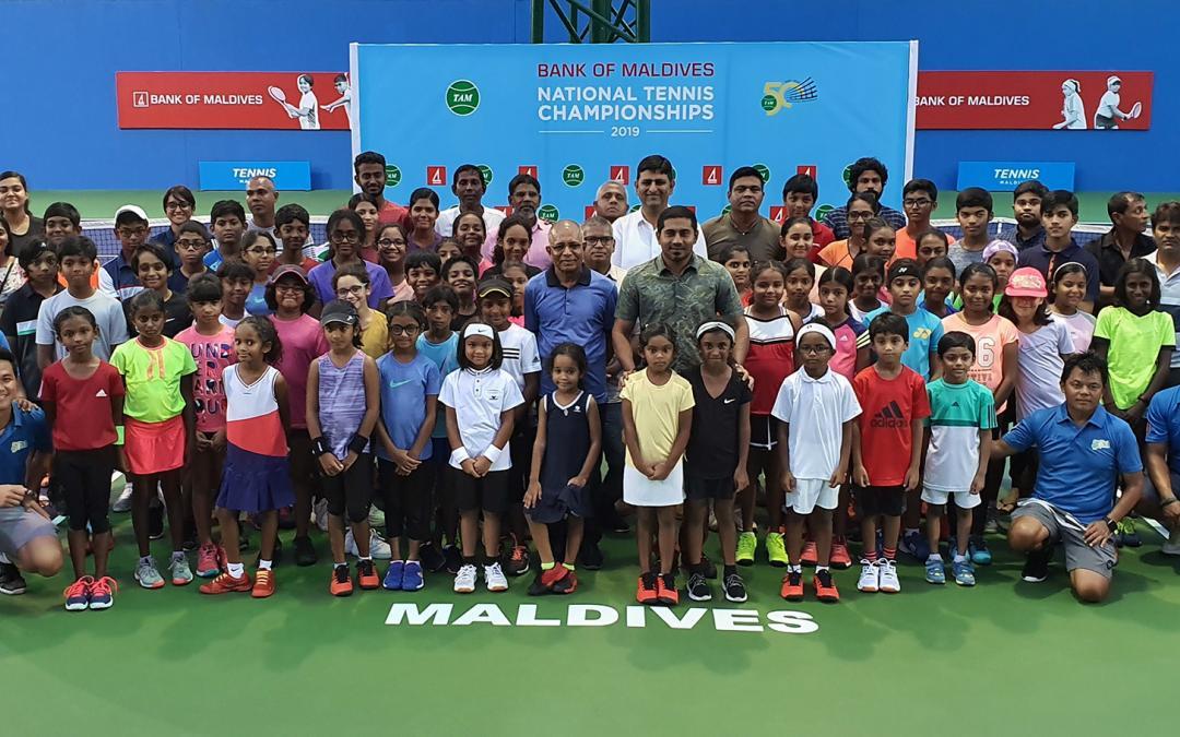 The 50th Bank of Maldives National Tennis Championships 2019 has officially started