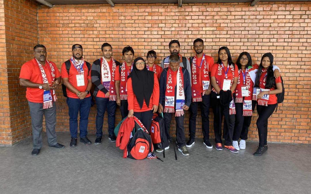 The National Tennis Team heads to Nepal for the 13th South Asian Games 2019